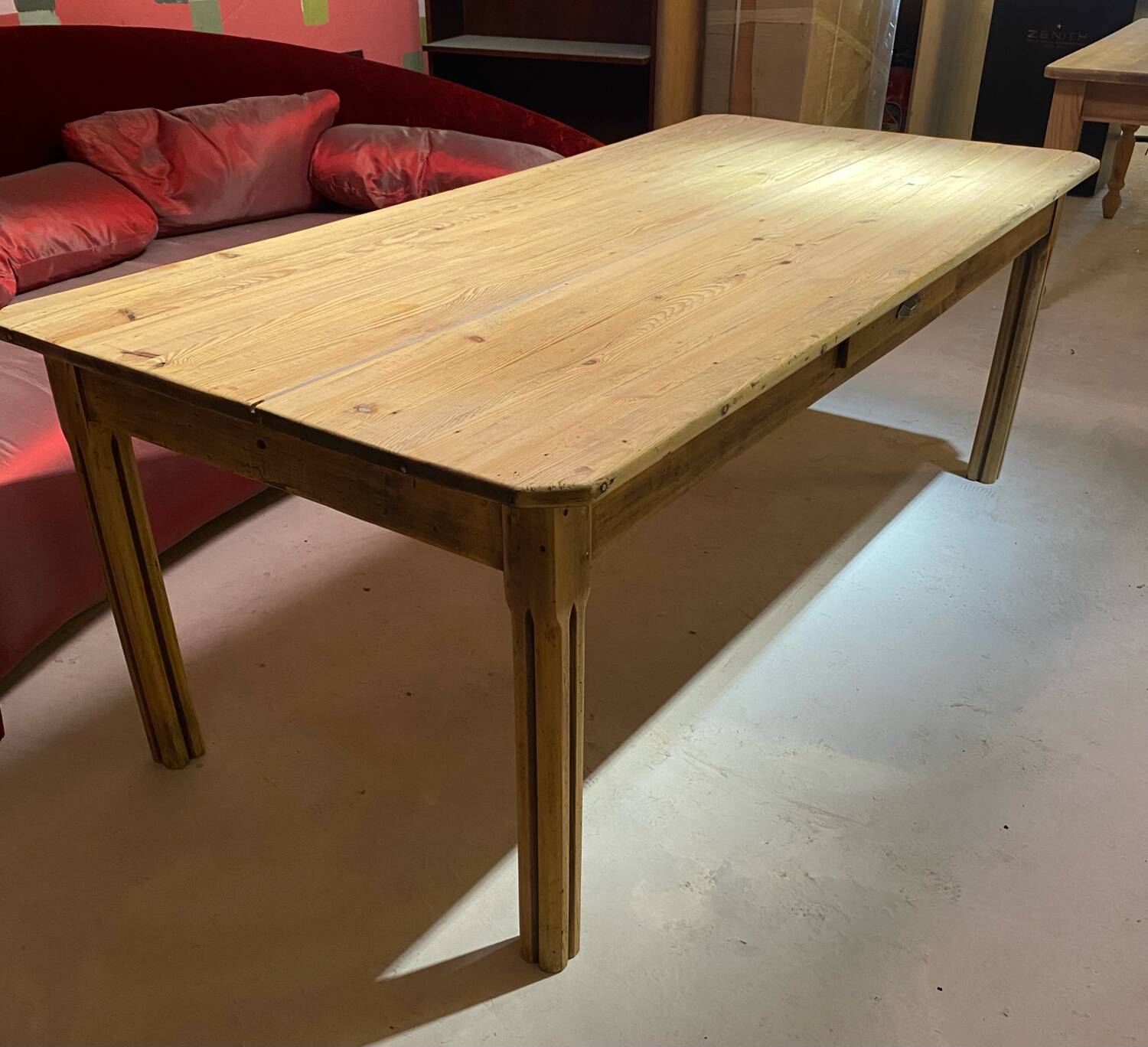 Restored wooden table