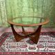 Mid century retro vintage teak round coffee table by GPlan 1960