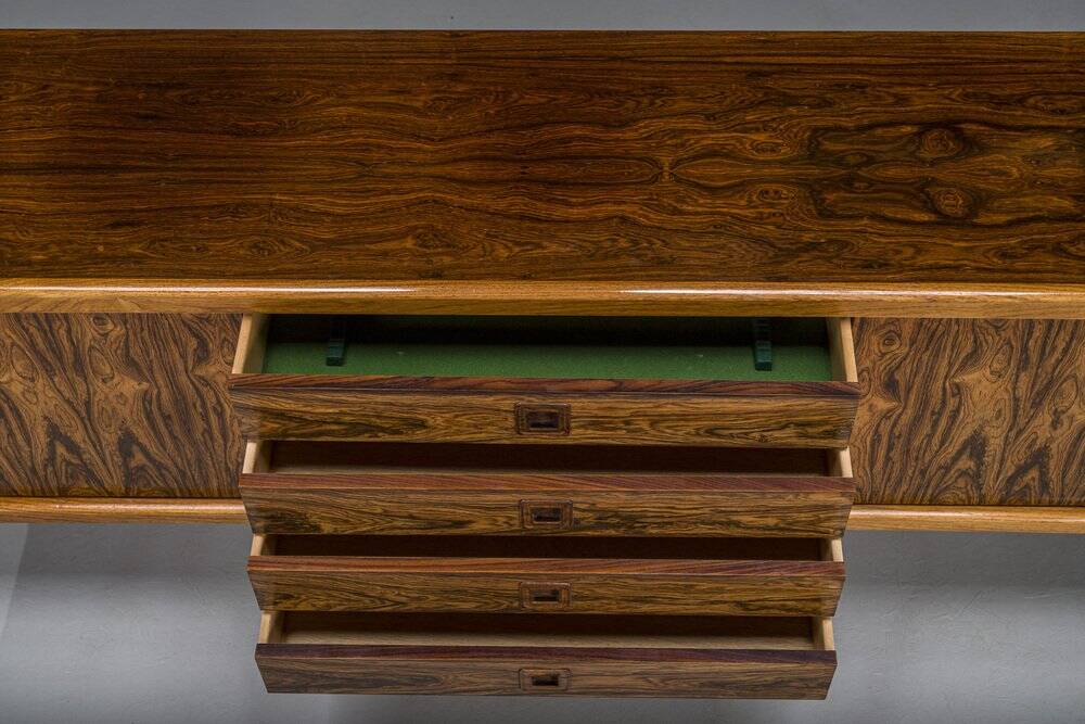 Hw Klein for Bramin palisander rosewood sideboard, 1960s - excellent original