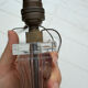 Art Deco crystal lamp base 1930 bronze