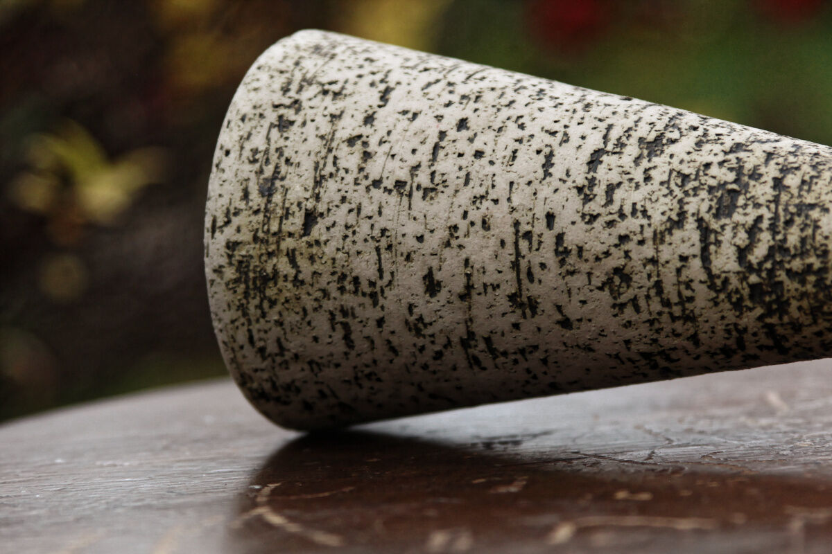 Saint Clement ceramic cone vase