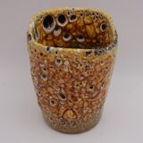 Vintage Honey Emaux Vase