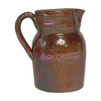 Small brown pitcher