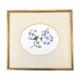 Tableau aquarelle fleurs de plumbago