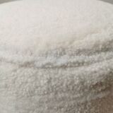 Léon stool in white boucle fabric