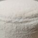 Léon stool in white boucle fabric