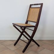 Set of 5 caned chairs