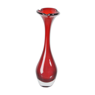 Soliflore in red glass paste