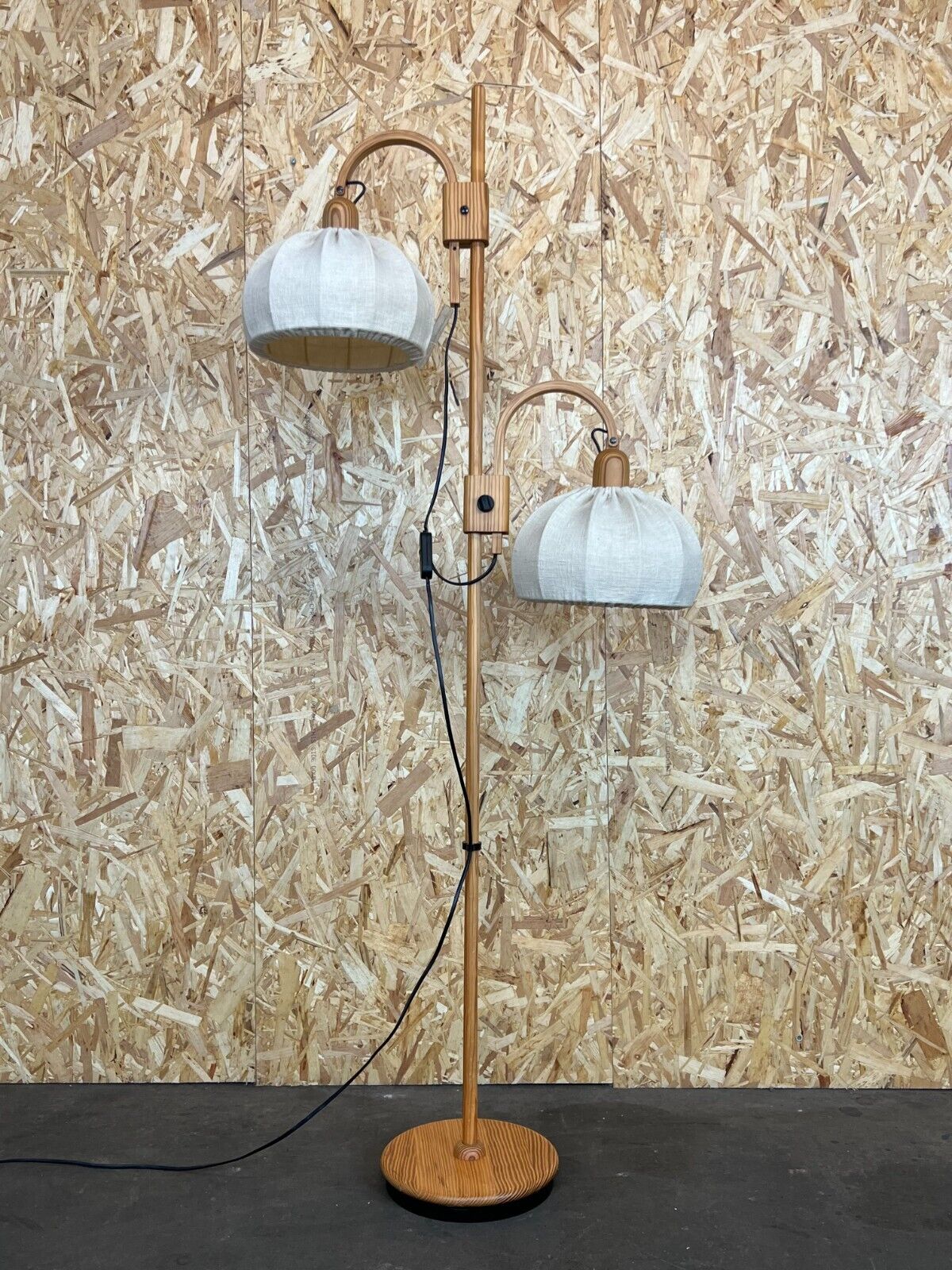 Floor lamp Domus pine Danish design Denmark, 60/70