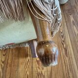 Fauteuil crapaud en velours