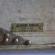 Vintage leather suitcase 1950 house Allemand-Arniaud in Marseille