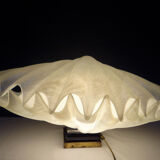 Liane Rougier lamp shell Benetier design 1970 in methacrylate