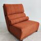 Fauteuil années 70 retapissé