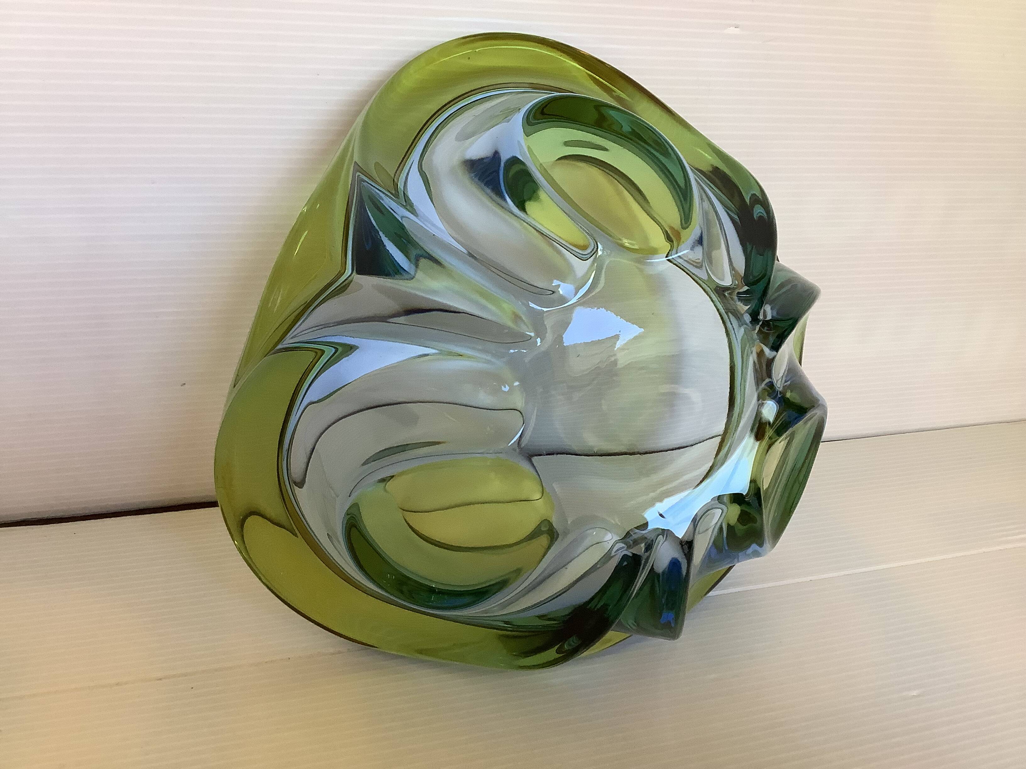 Murano two-tone cut pocket tray