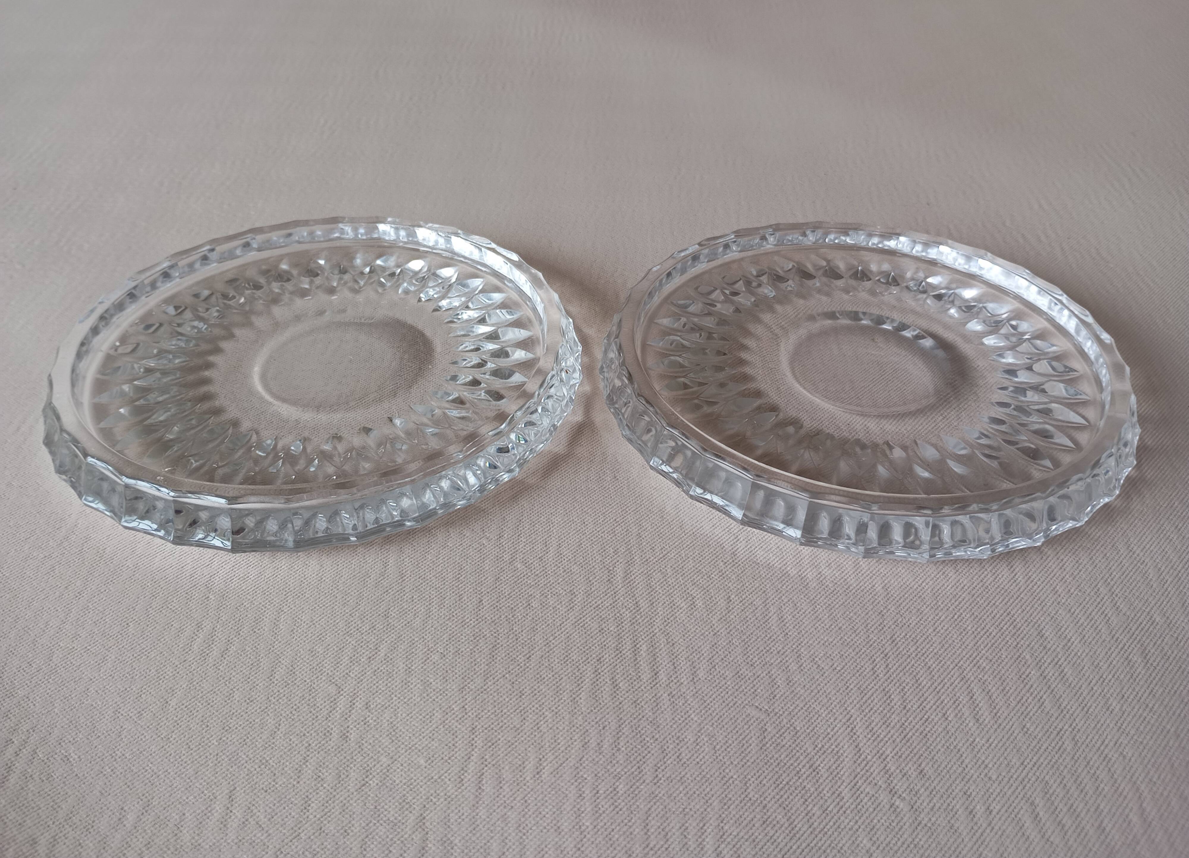 Crystal coaster Val Saint Lambert