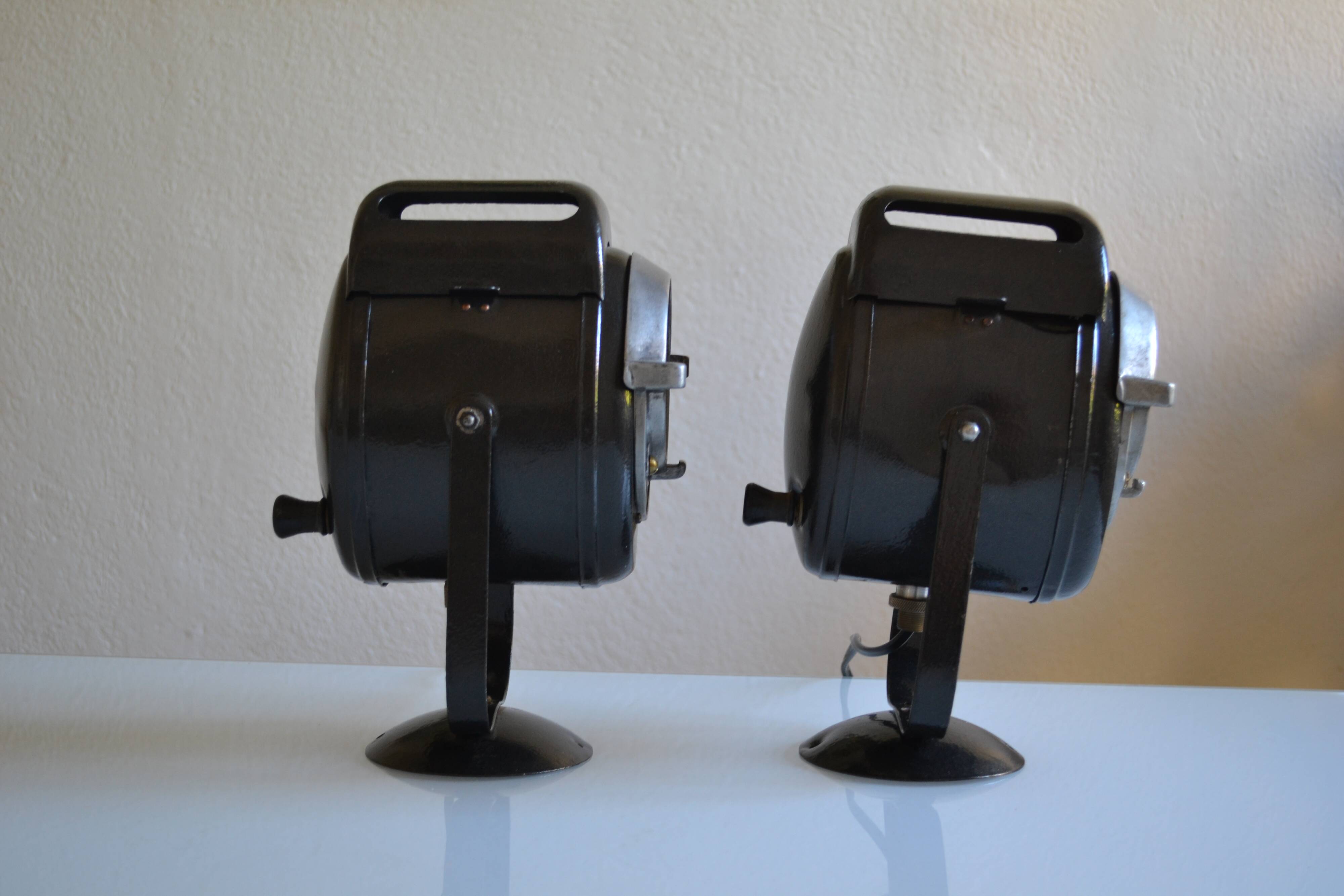 Pair of vintage Cremer cinema projectors.