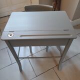 Baumann desk & chair 1950 color Lichen