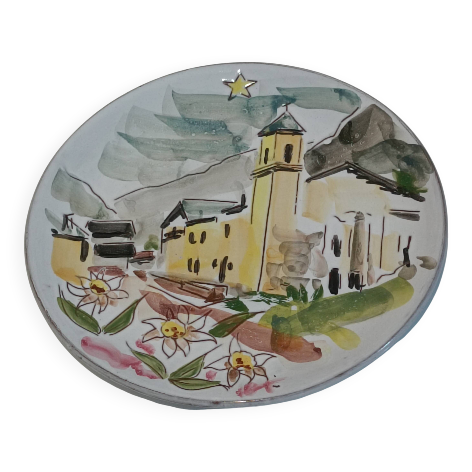 Camos Vallauris ceramic plate