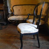 Bench and chairs style Napoleon III