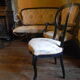 Bench and chairs style Napoleon III