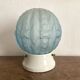 Art Deco glass and porcelain ball ceiling light