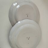 12 antique floral plates bistro & guest table style