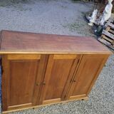 Old oak craft cabinet with 3 doors + drawers inside