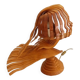 Lampe anthropomorphe en bois 1980