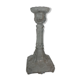 Glass candlestick candlestick