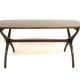 Table basse scandinave en acajou, Suède, 1960