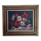 Tableau bouquet de coquelicots bleuets et marguerites