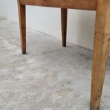 Farmhouse table in fruit tree 2 drawers period 1900 -1m27