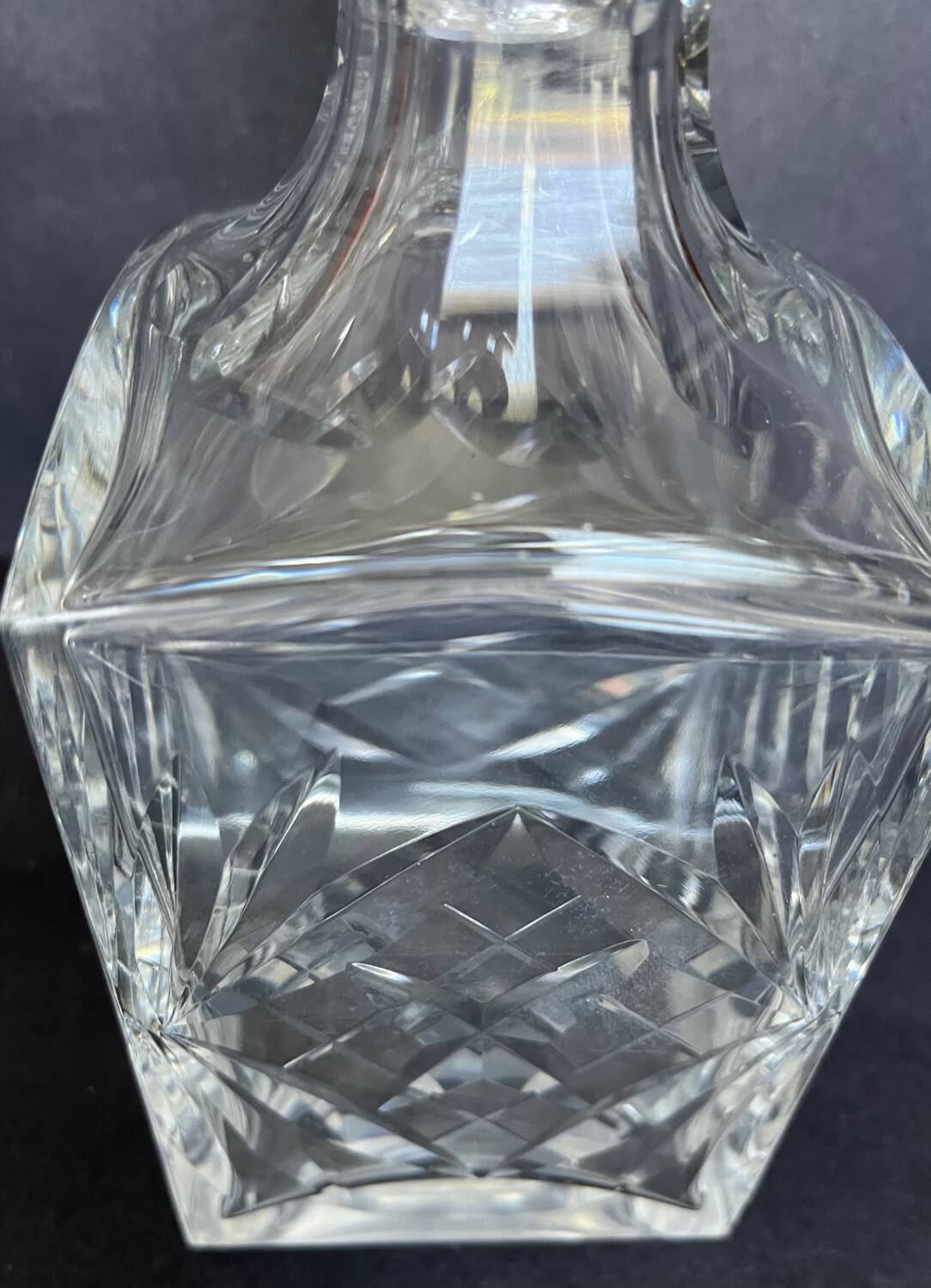 Saint Louis crystal whiskey decanter
