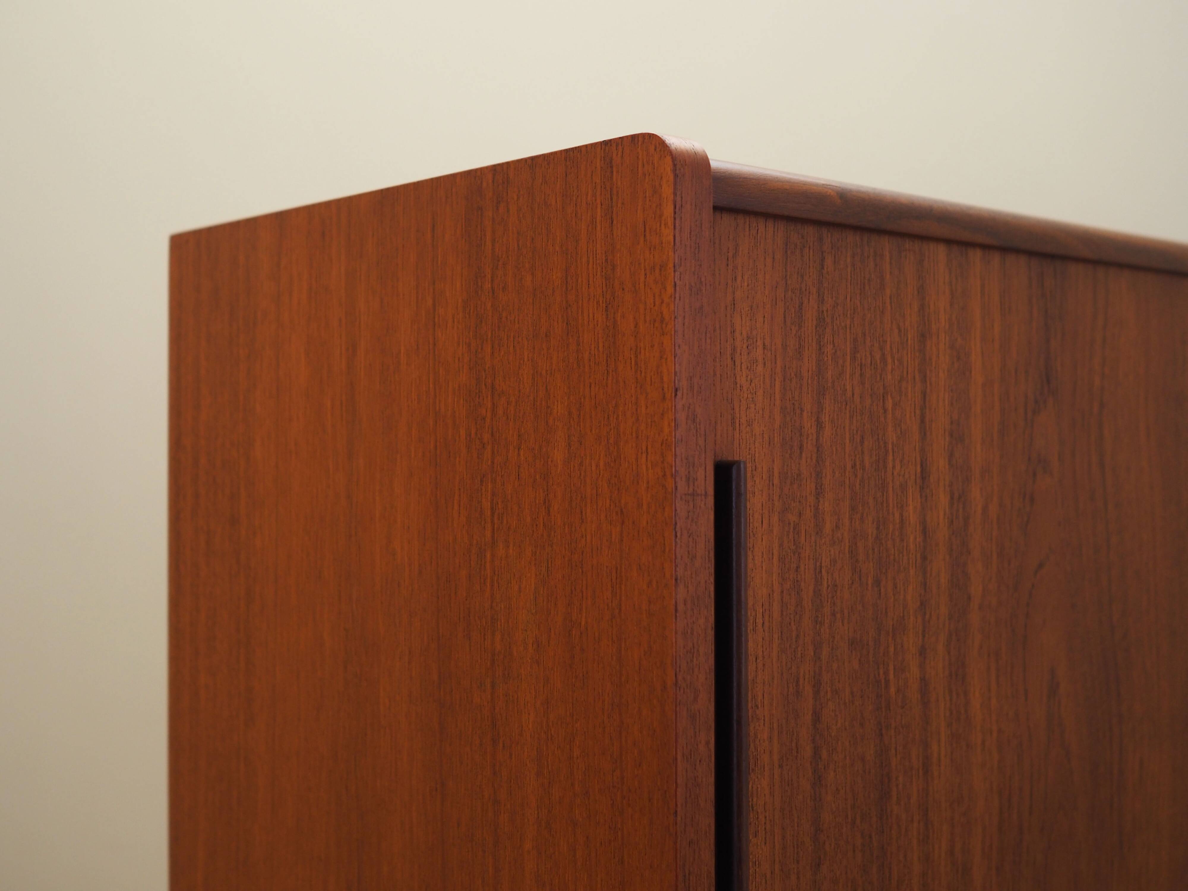 Teak highboard, Danish design, 1960s, production: Denmark