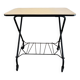 Metal serving trolley