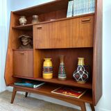 Buffet haut vintage en teck