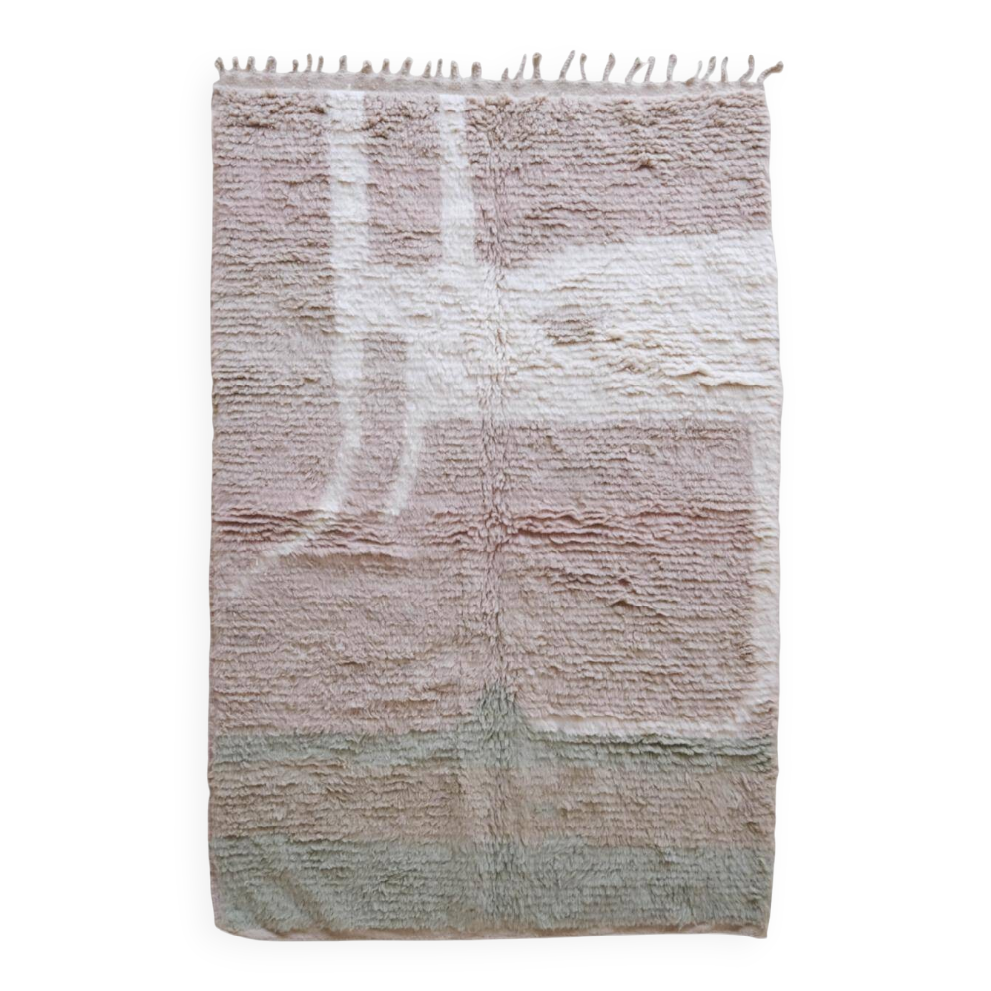 Neutral Berber Rug - 240 x 160 cm