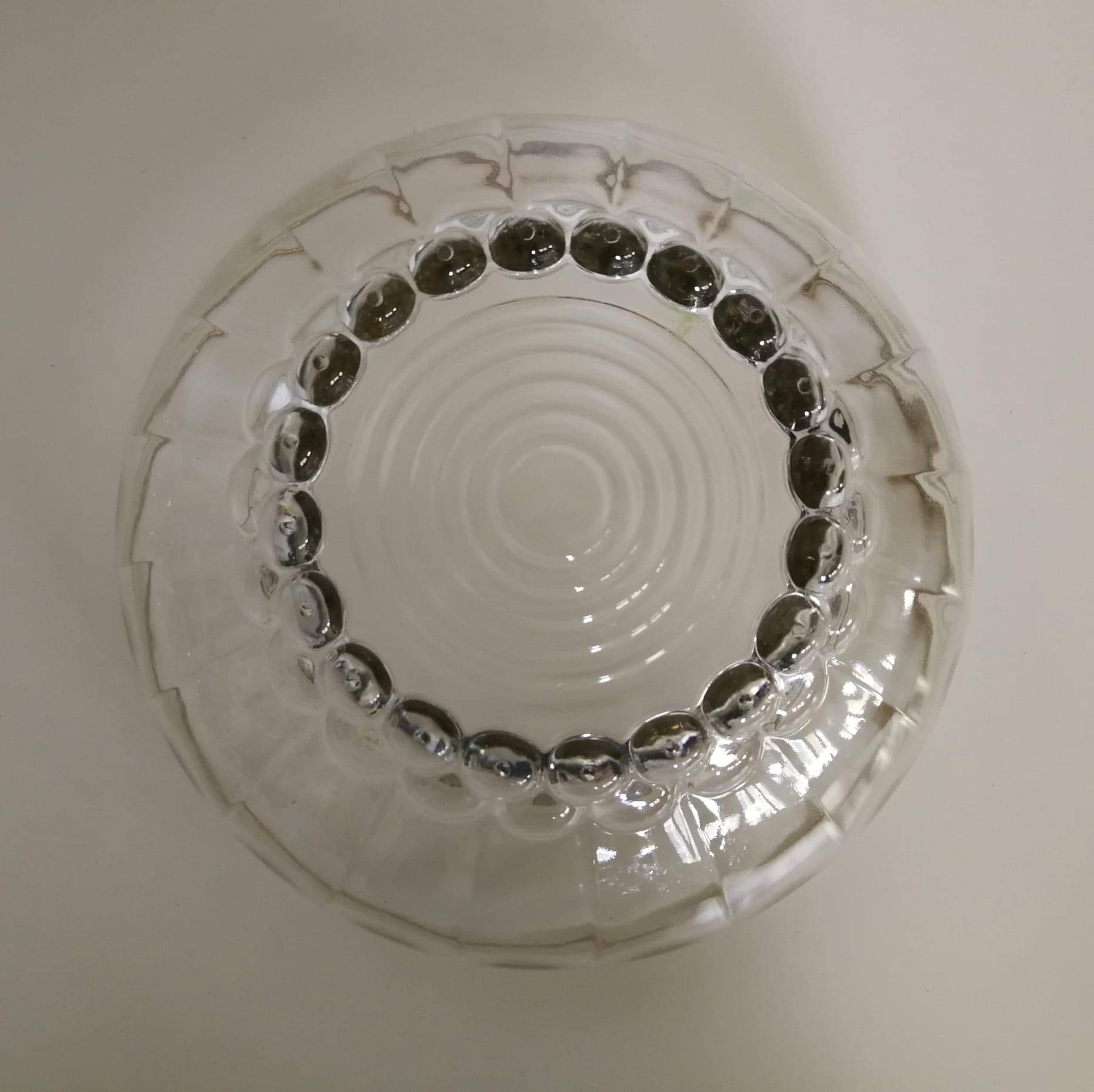 Vintage fruit salad service