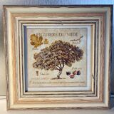 Botanical painting, fig tree of the south, XXI century