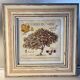 Botanical painting, fig tree of the south, XXI century