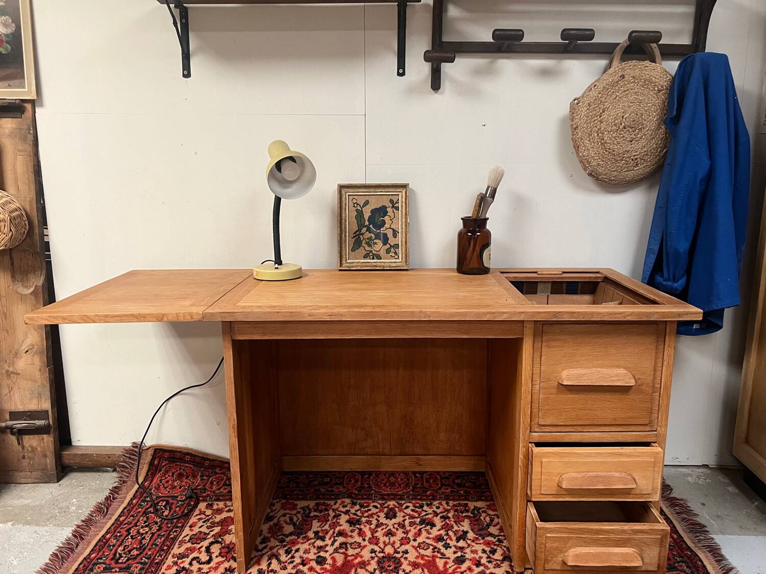 Old oak children's desk