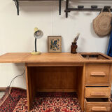 Ancien bureau enfant en chêne