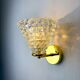 Pair of Mid-Century Barovier & Toso "Rostrato" Murano Glass Wall Lamps, Italy 1960s