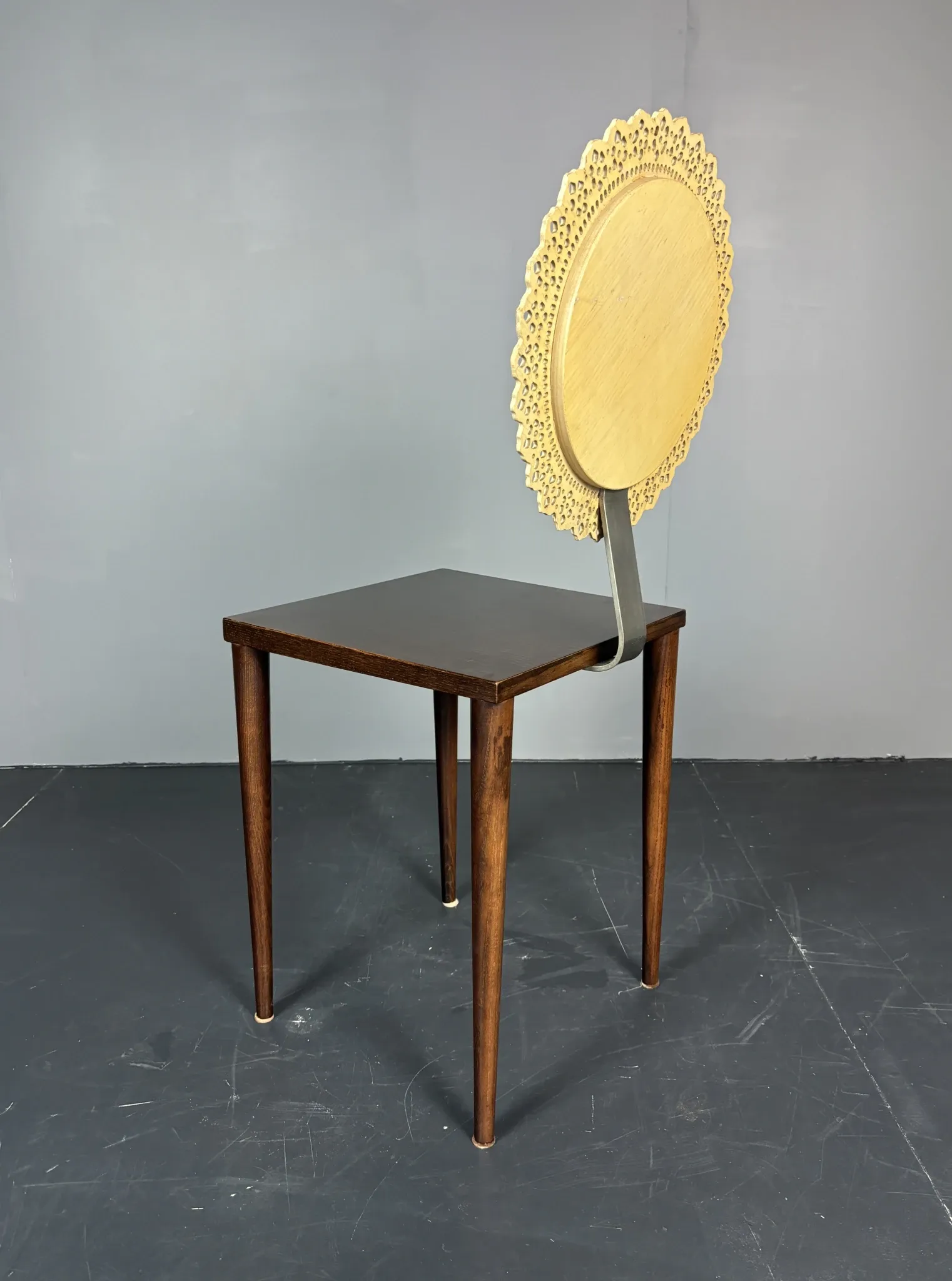 Sculptural Italian Tatlim side chair dining chair by Marco Mencacci 1990s
