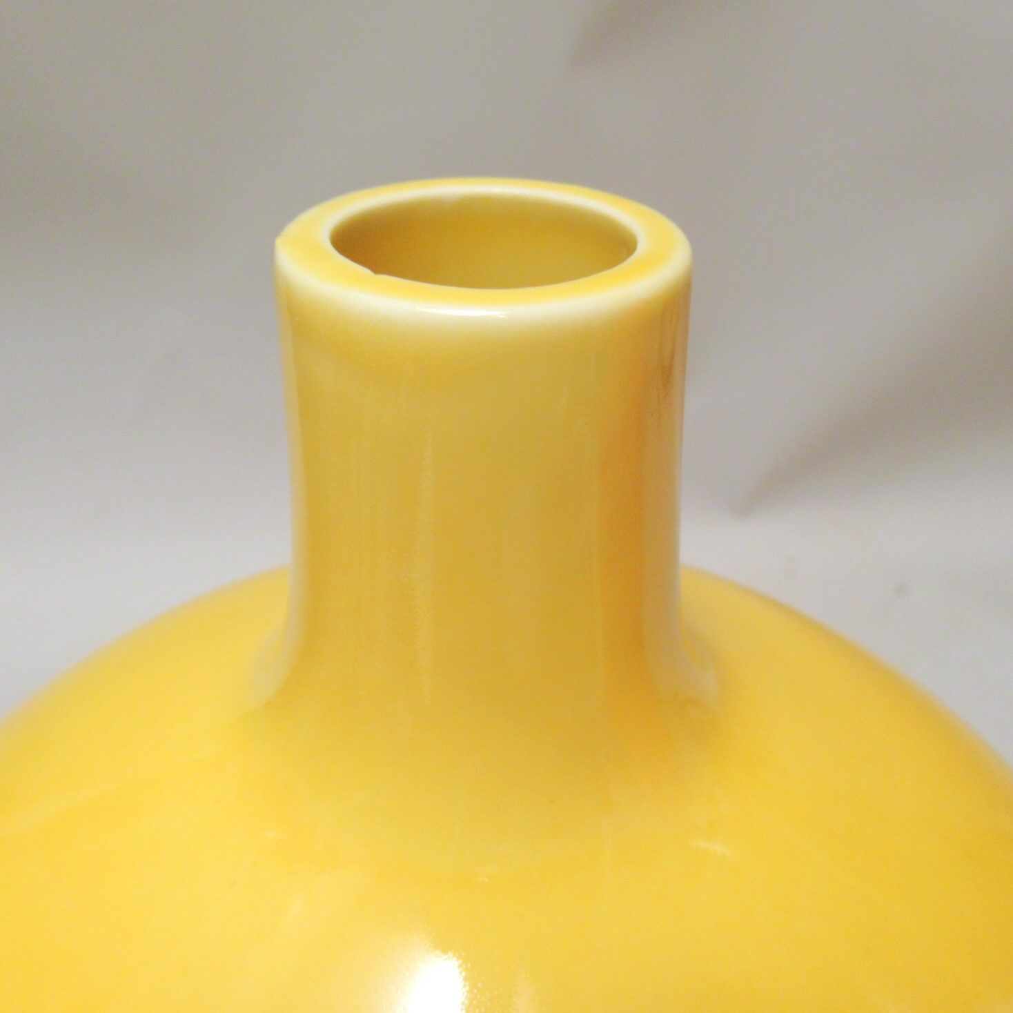Yellow amphora vase 70s