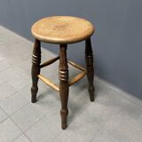 Ancien tabouret de pub anglais antique Windsor