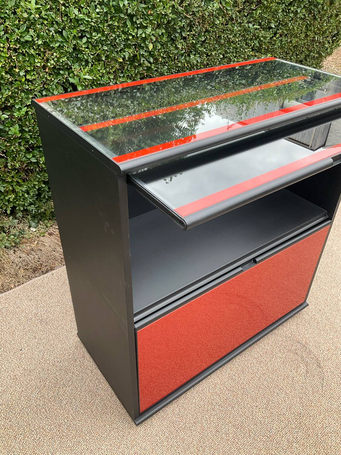 Ludovico Acerbis designer bar cabinet from the 80s