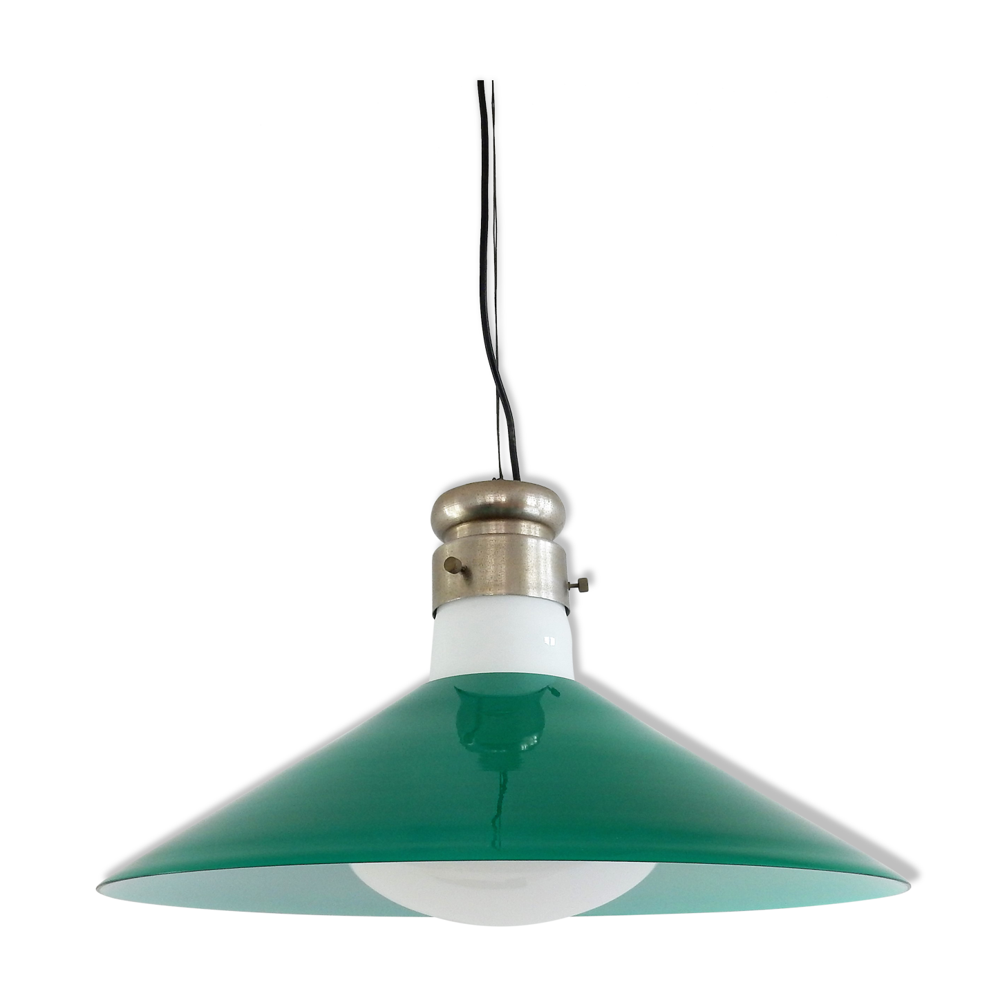 Murano glass pendant lamp by Alessandro Pianon, for Vistosi, Italy 1960