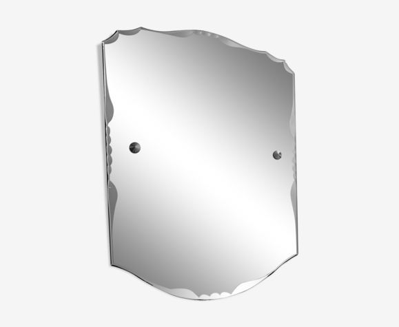 Miroir Art Deco biseauté année 1967