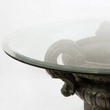 Console/table Medici en terre cuite. Italie - années 1970